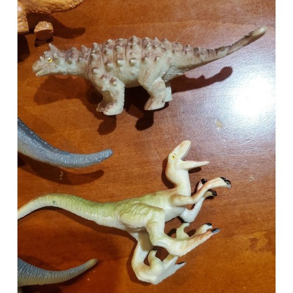 Dinosaur Toy Mixed Lot Of 12   1.5” To 3” Tall Plastic Dino Toys Cake Toppers - Picture 5 of 6